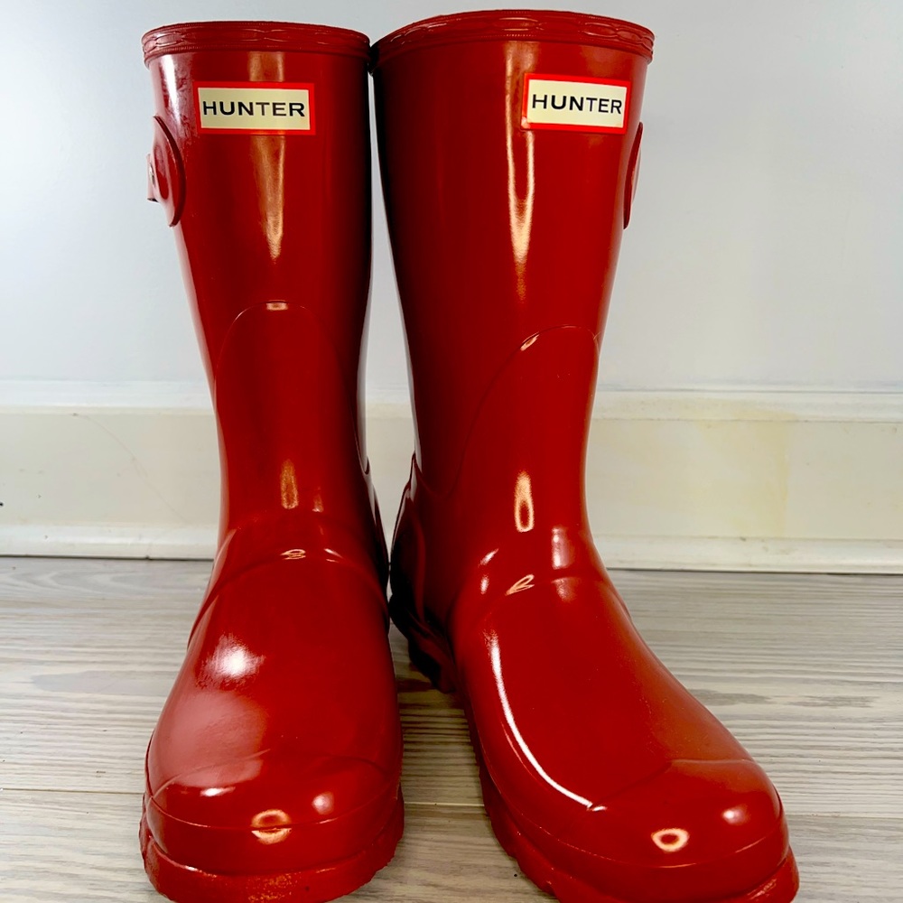 Women’s Original Short Gloss Rain Boots - RED